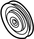 View 11945-86G02 Pulley Idler.  Full-Sized Product Image