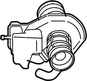 View 16576-CA03B Engine Air Intake Hose Full-Sized Product Image