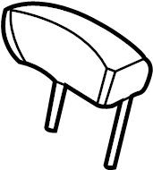 View 86430-9BU2C Headrest (Rear) Full-Sized Product Image
