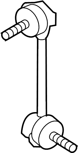 View 54668-CA010 Rod Connecting, Stabilizer. Rod Connector (RR). Suspension Sway Bar Link Kit.  (Rear) Full-Sized Product Image