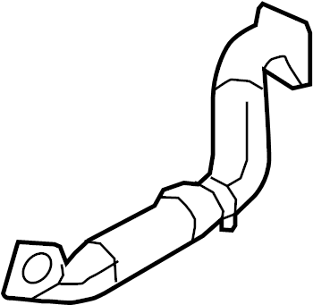 View 20010-JM10B Tube Exhaust.  (Front) Full-Sized Product Image