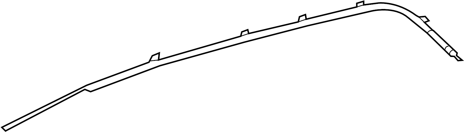 View K85P1-1VK0A Curtain Air Bag (Left) Full-Sized Product Image