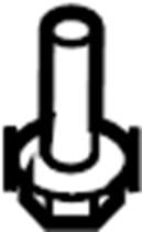 View 73199-4M50A Sunroof Frame Bolt Full-Sized Product Image