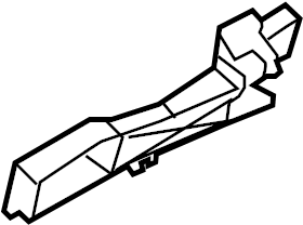 View 82611-JM01A Exterior Door Handle Base (Left) Full-Sized Product Image