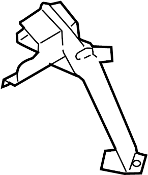 View 22650-1AA0A Heated Oxygen Sensor Bracket.  Full-Sized Product Image