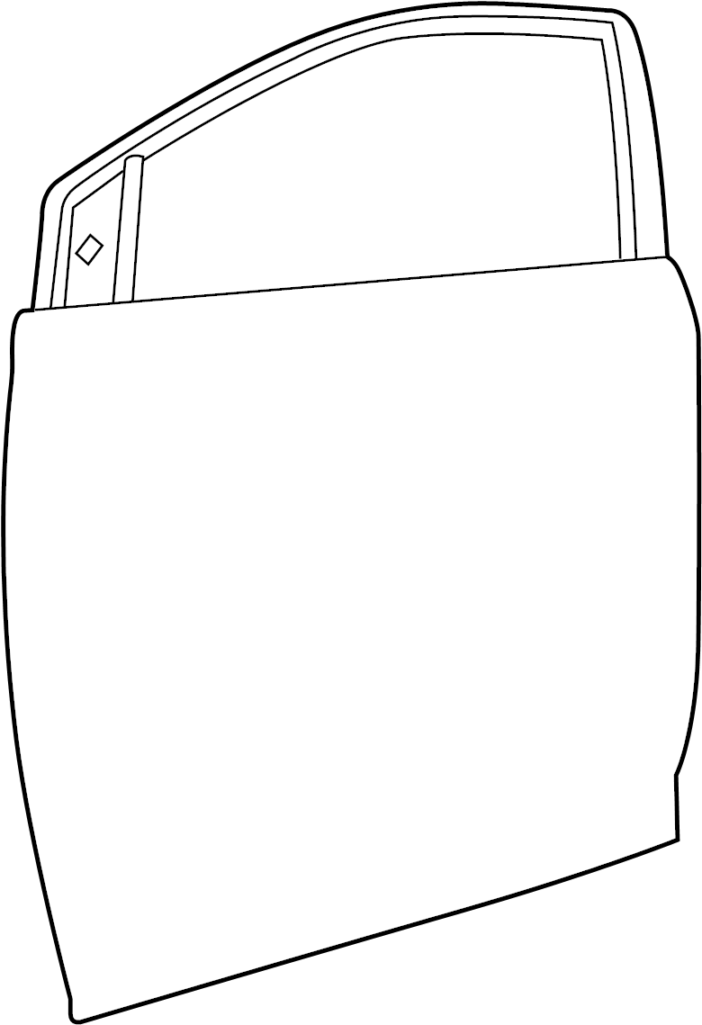 View 80100-5AA0A Door Shell (Right, Front) Full-Sized Product Image