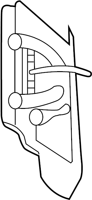 View 80292-5BC0A Door Mirror Trim Ring (Right, Front) Full-Sized Product Image