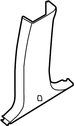 View 76916-6RA1A Garnish Center Pillar.  (Left, Lower) Full-Sized Product Image