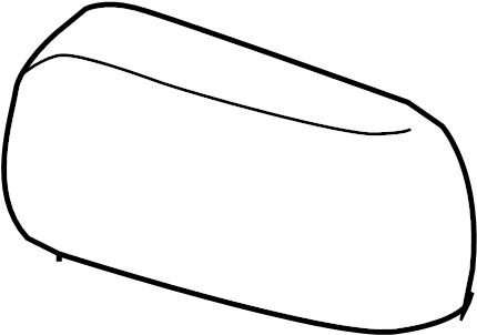 View 96353-8S600 Door Mirror Cover (Right) Full-Sized Product Image