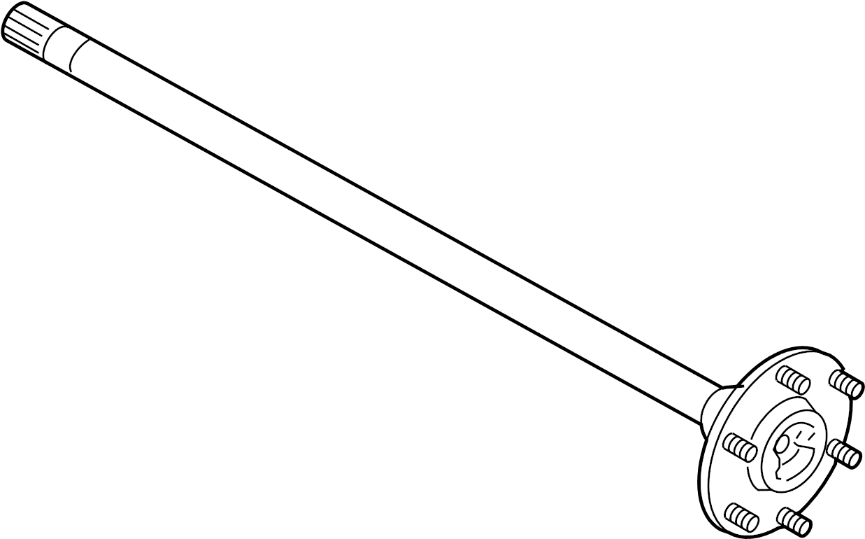 View 38164-8S10B Drive Axle Shaft (Rear) Full-Sized Product Image
