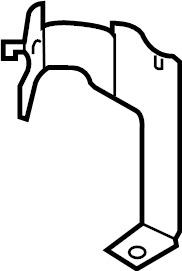 View 62222-EZ40C Bumper Face Bar Bracket (Right, Front) Full-Sized Product Image
