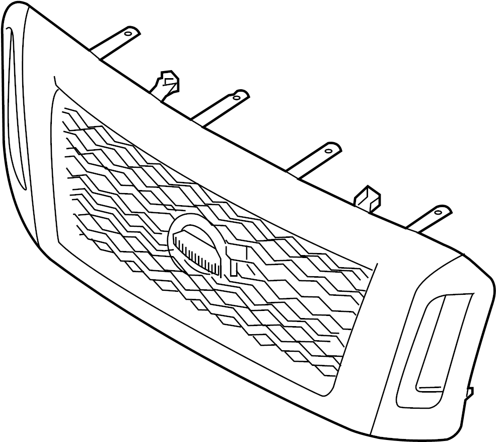 View 62310-EZC0E Grille (Front) Full-Sized Product Image