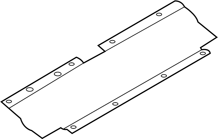 View 21497-EZ40A Radiator Support Air Deflector Full-Sized Product Image