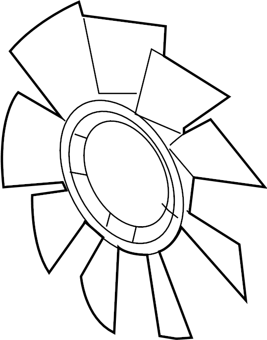 View 21060-EZ40A Engine Cooling Fan Clutch Blade Full-Sized Product Image