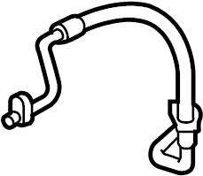 View 92490-EZ40A A/C Refrigerant Discharge Hose Full-Sized Product Image