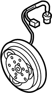 View 92660-9FV5A A/C Compressor Clutch Full-Sized Product Image