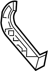 View F3181-EZ0MA Fender Bracket (Left, Front) Full-Sized Product Image