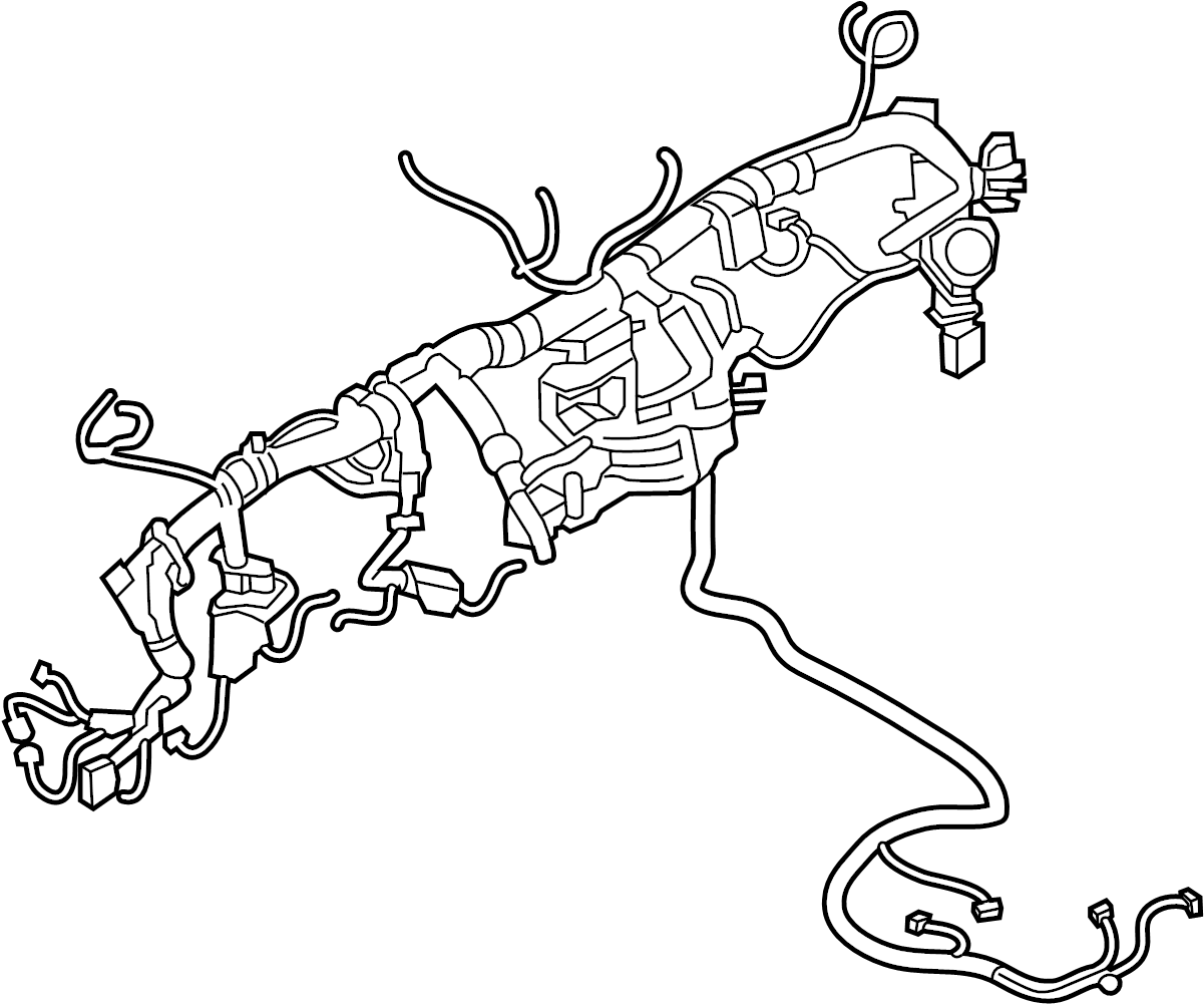 View 24010-EZ00A Instrument Panel Wiring Harness Full-Sized Product Image