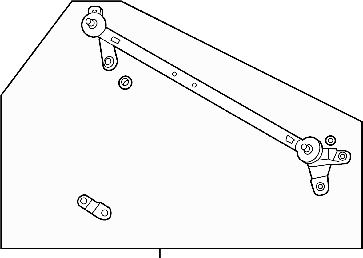 View 28800-EZ00A Windshield Wiper Linkage Full-Sized Product Image