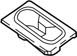 View 96965-EZ10A Console Cup Holder (Rear) Full-Sized Product Image