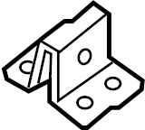 View 75416-7S200 Seat Frame Bracket (Rear) Full-Sized Product Image