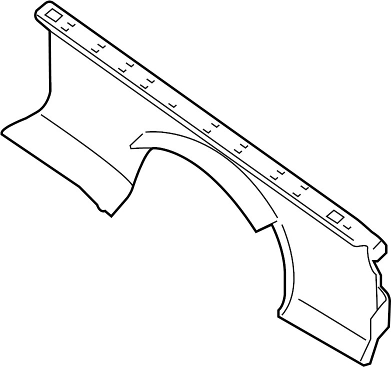 View 93311-EZ26A Truck Bed Panel (Left) Full-Sized Product Image