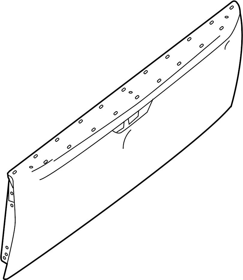View 93400-9FT2A Tailgate (Rear) Full-Sized Product Image