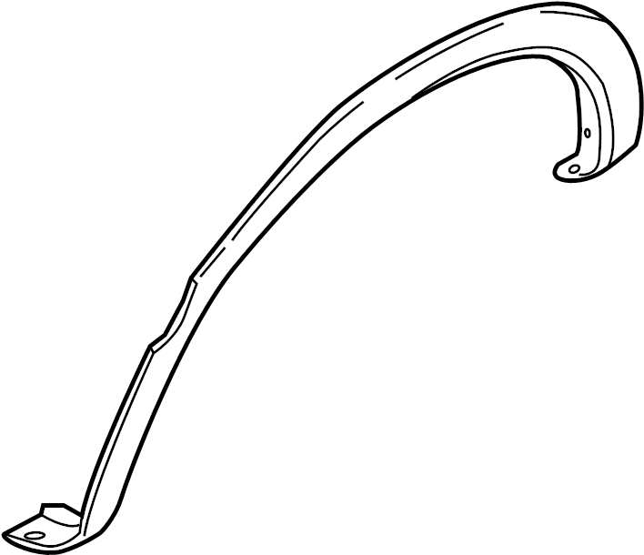 View 93828-9FS1A Fender Flare (Right, Rear) Full-Sized Product Image