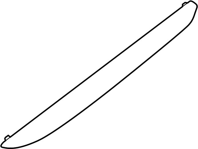 View 93486-9FV0A Tailgate Molding (Rear) Full-Sized Product Image