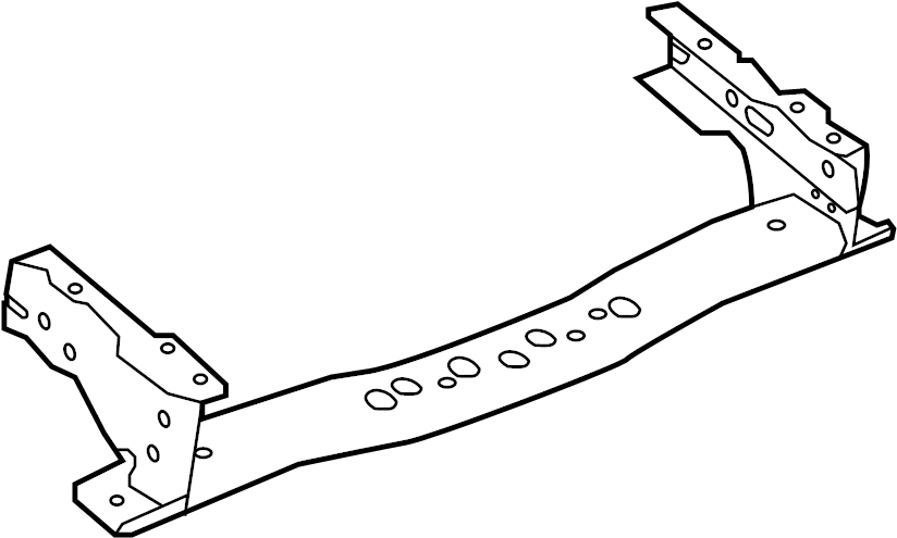 View 85022-EZ55D Bumper (Rear) Full-Sized Product Image