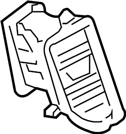 View 68751-EZ00A Dashboard Air Vent (Left) Full-Sized Product Image
