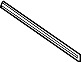View 93391-ZR00A Truck Bed Side Rail (Left, Front, Upper) Full-Sized Product Image