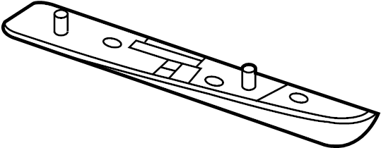 View 96017-1KA0A Radiator Support Air Deflector (Left, Front) Full-Sized Product Image