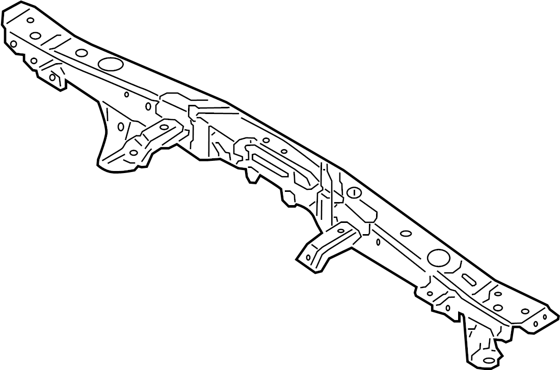 View 62511-1KM0H Radiator Support Tie Bar (Upper) Full-Sized Product Image