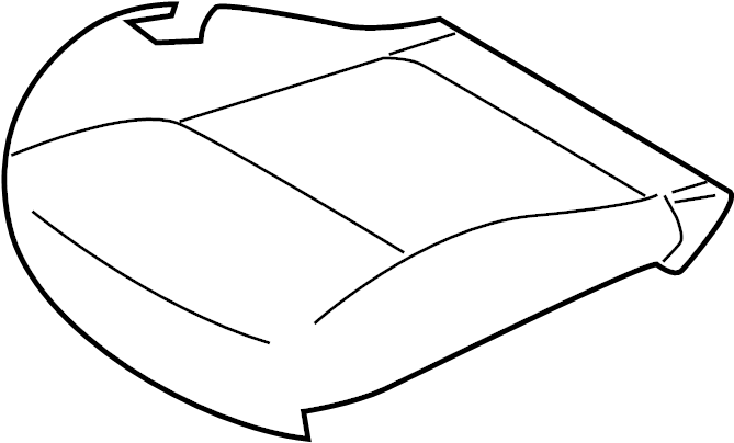 View 87361-1KA0A Seat Cushion Pad (Front) Full-Sized Product Image