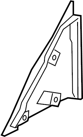 View 80293-1KA0A Door Mirror Trim Ring (Left, Front) Full-Sized Product Image