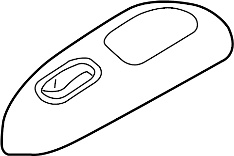 View 82961-1KA0B Door Window Switch Bezel (Left, Rear) Full-Sized Product Image