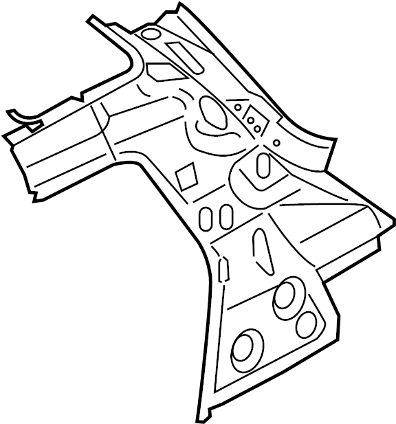 View 32273927 Quarter Panel Extension (Left, Rear, Lower, Inner) Full-Sized Product Image