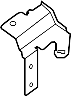 View 284B5-ZV00A Body Control Module Bracket Full-Sized Product Image