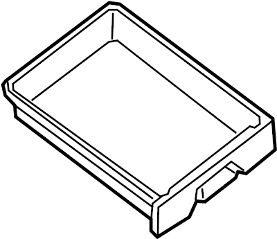 View 87390-1PA0A Seat Storage Drawer (Front) Full-Sized Product Image