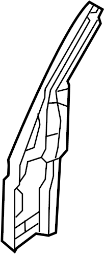 View G6260-1PAMA Body A-Pillar Reinforcement (Right, Front) Full-Sized Product Image