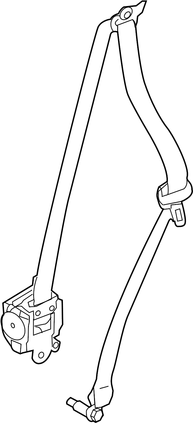 Ver 86884-5ZW0C LENG_ETA CINTURON PRETENSOR DEL DCH                Imagen de tamaño completo