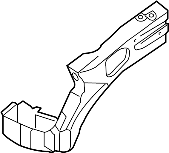 View F4181-9BTEC Reinforcement HOODLEDGE.  (Left) Full-Sized Product Image