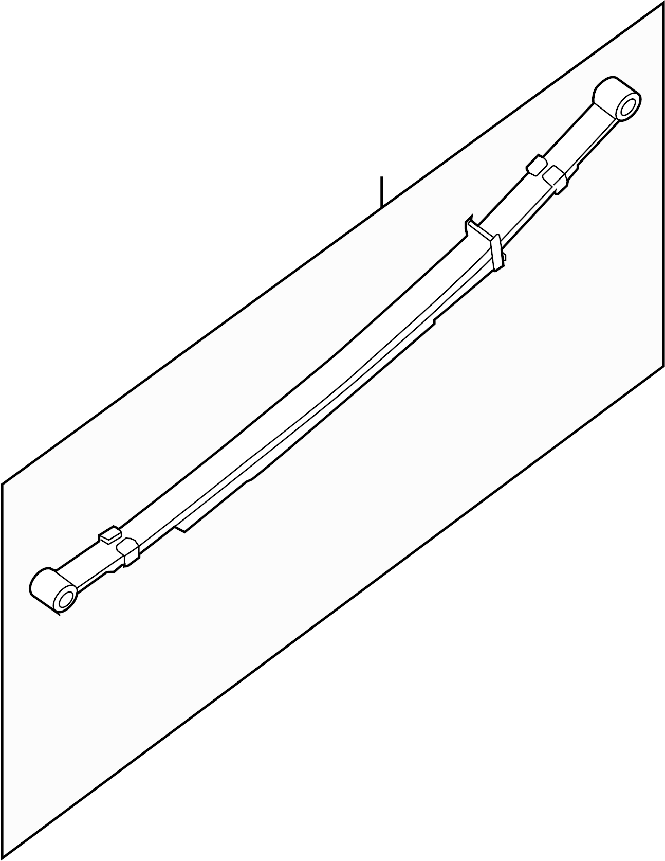 View 55020-EB10A Leaf Spring (Rear) Full-Sized Product Image