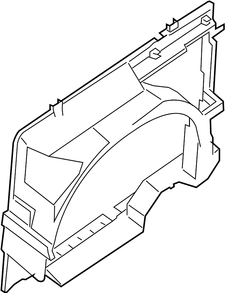 View 21476-9BK0C Engine Cooling Fan Shroud (Upper) Full-Sized Product Image