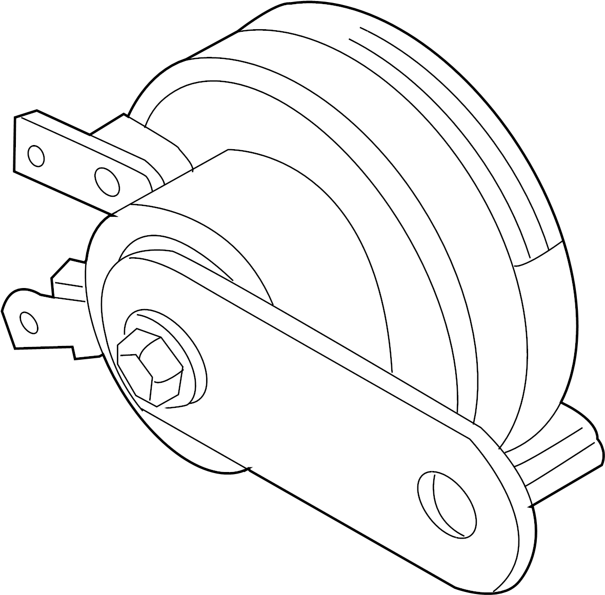 View 25620-9SG0A Horn Full-Sized Product Image