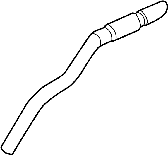 View 20050-ZL00A Tube Exhaust.  (Rear) Full-Sized Product Image
