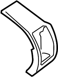 View 68134-9BH0C Pad Instrument Side.  Full-Sized Product Image