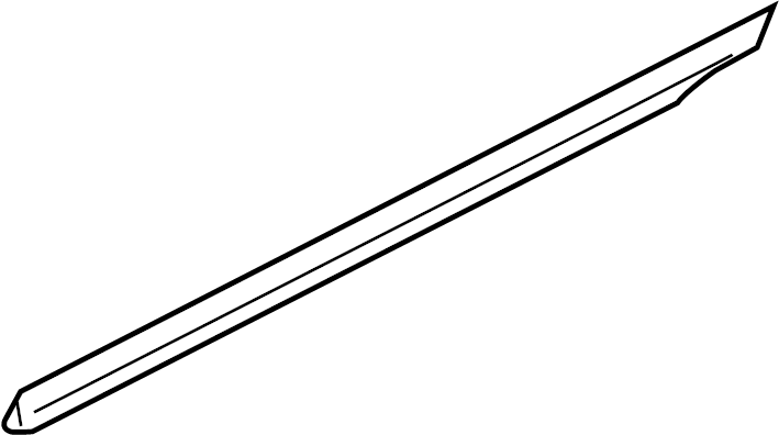 View 80871-EA00A Door Molding (Left, Front) Full-Sized Product Image