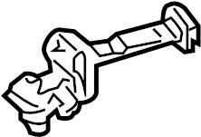View 80430-EA000 Link Door STOPP.  (Right, Front) Full-Sized Product Image
